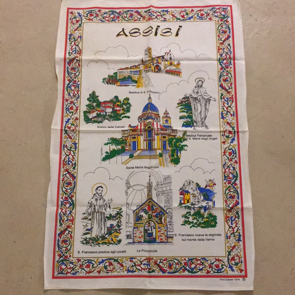 Assisi Themed Decorative Tapestry